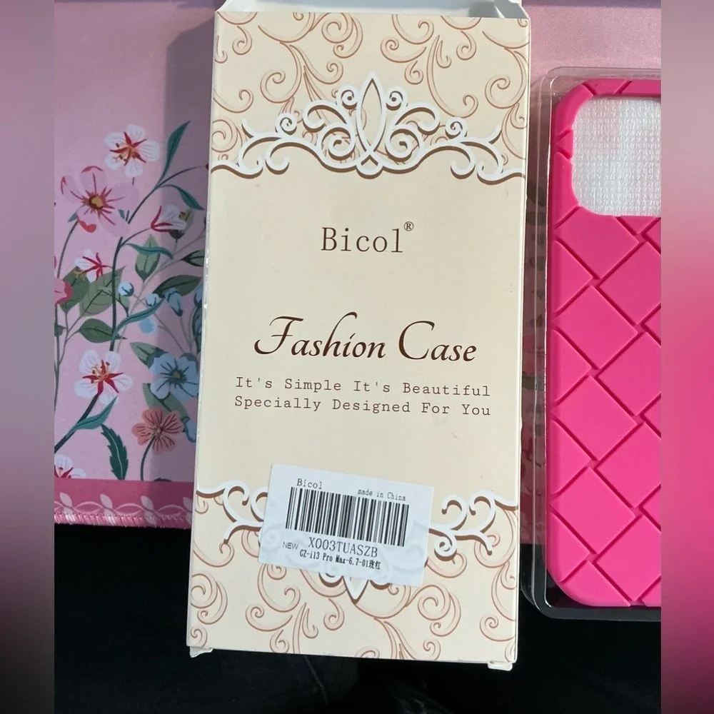 Bicol Pink Mobile Case- I Phone 13 Pro Max (NWT)